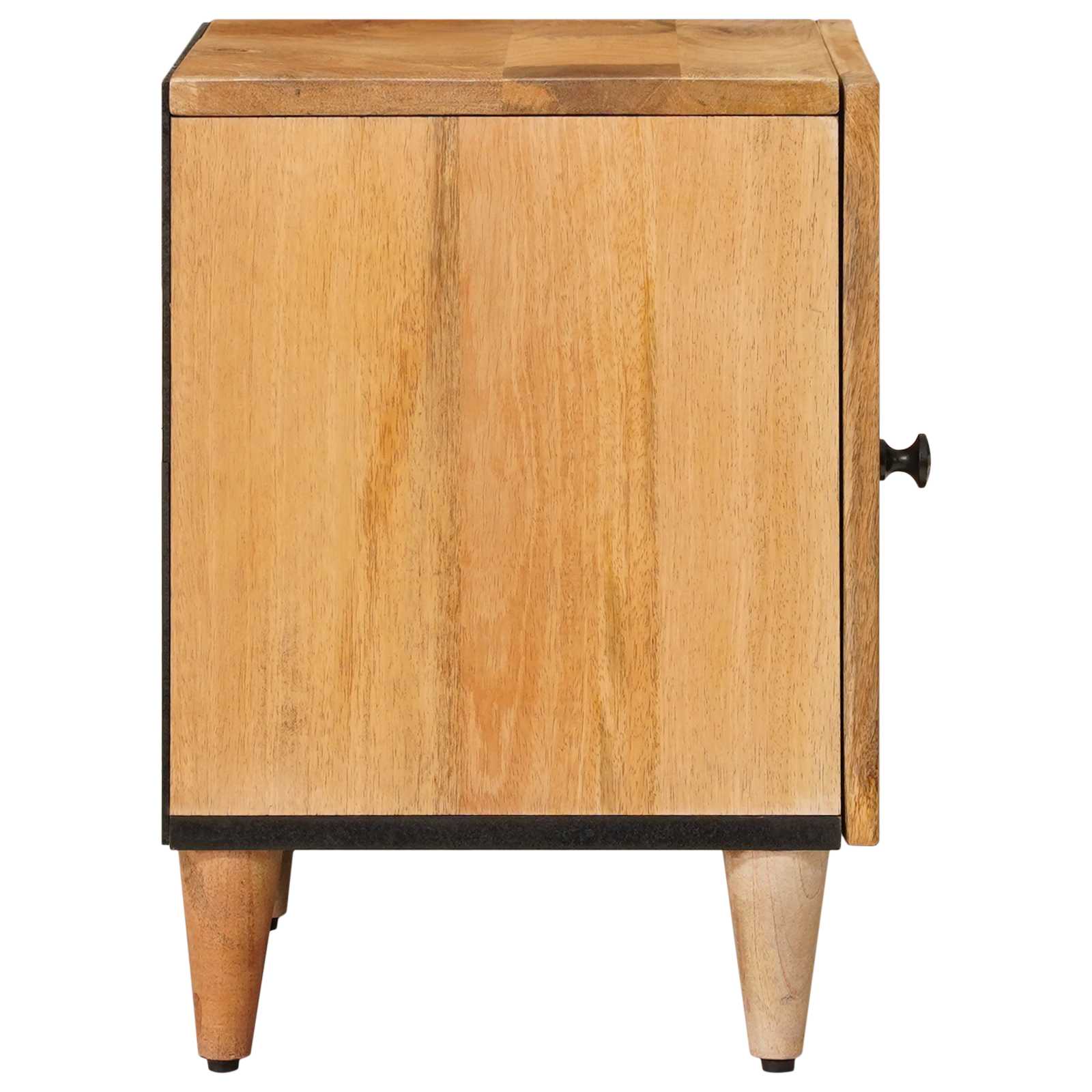 vidaXL Szafka Nocna 2 pcs Naturalny 40 x 33 x 46 cm Drewno z mango