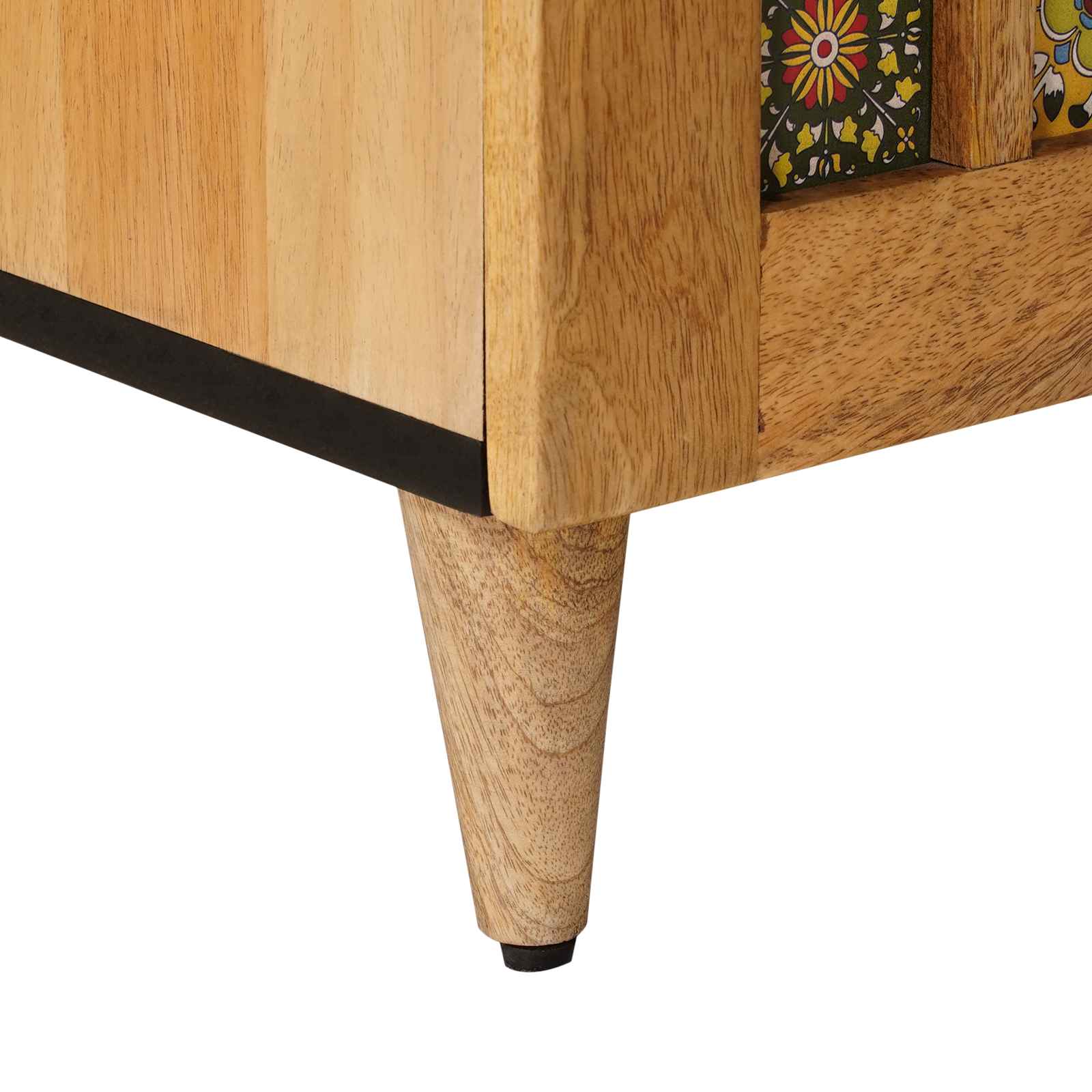 vidaXL Szafka pod telewizor Naturalny 105 x 33 x 46 cm Drewno z mango