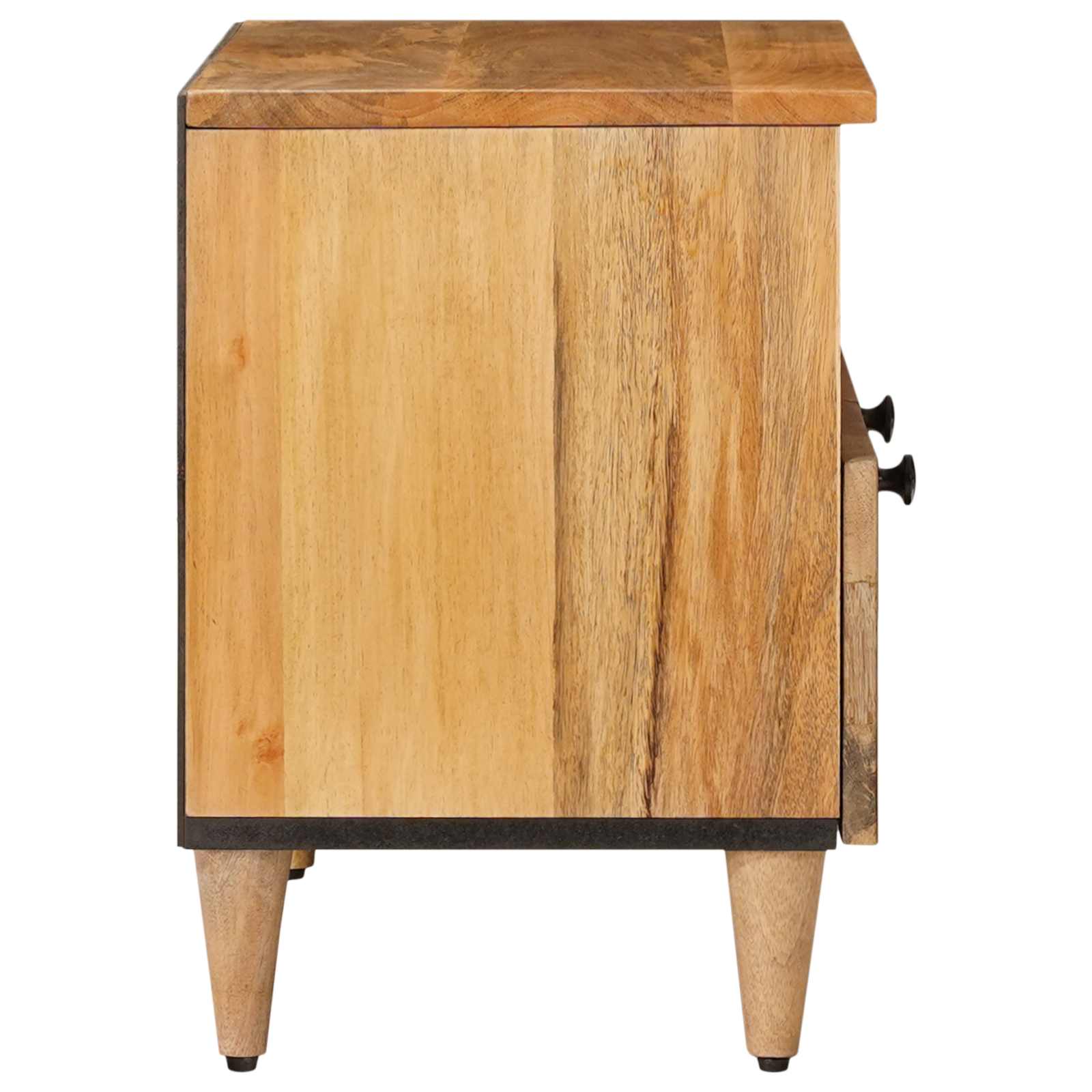 vidaXL Szafka pod telewizor Naturalny 70 x 33 x 46 cm Drewno z mango