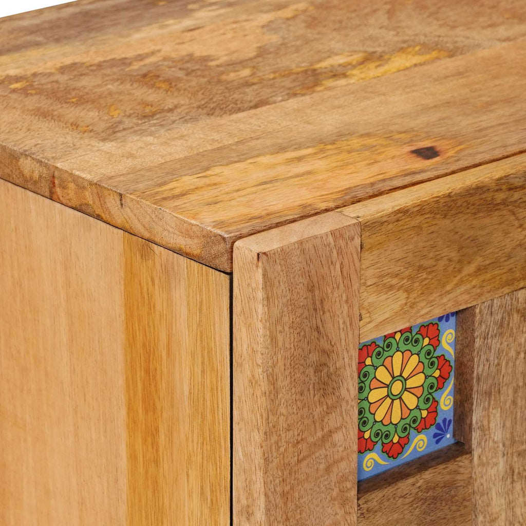 vidaXL Bufet Naturalny 60 x 33 x 75 cm Drewno z mango