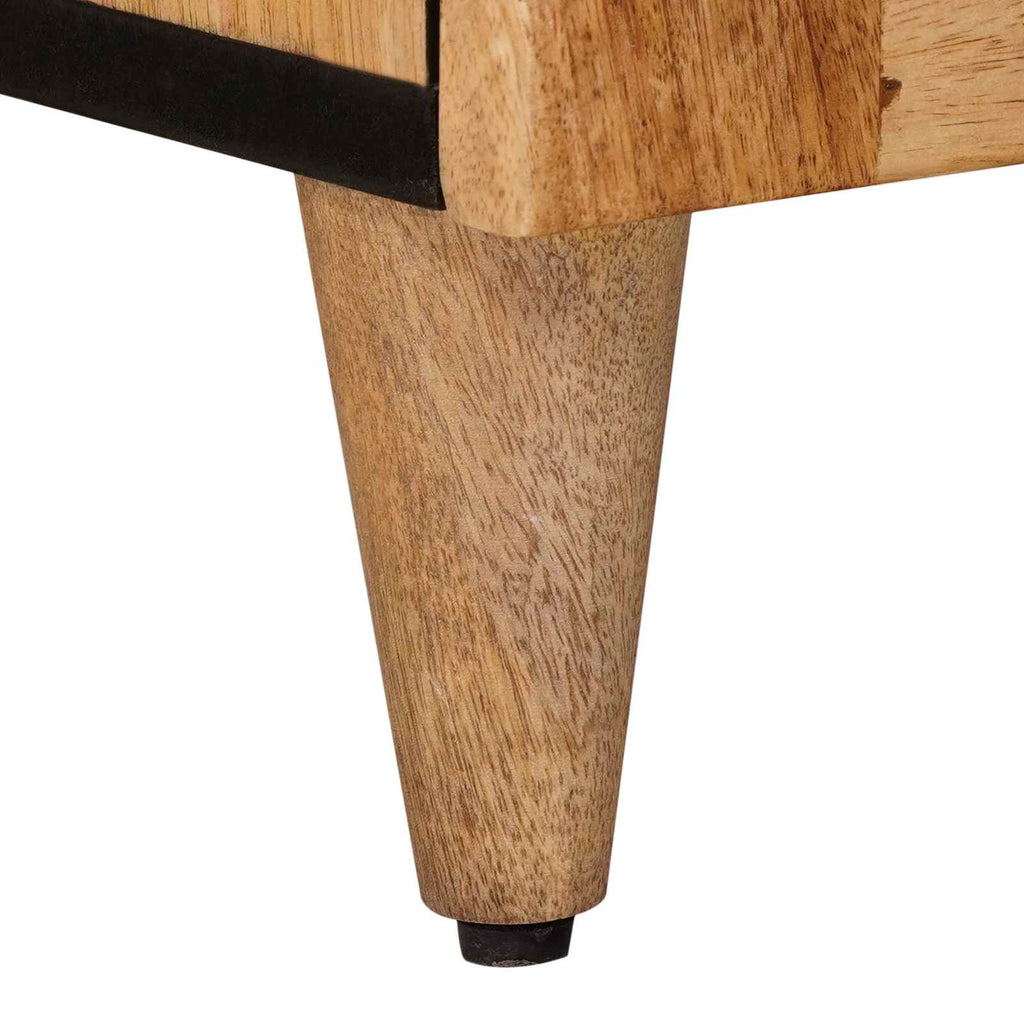 vidaXL Bufet Naturalny 60 x 33 x 75 cm Drewno z mango