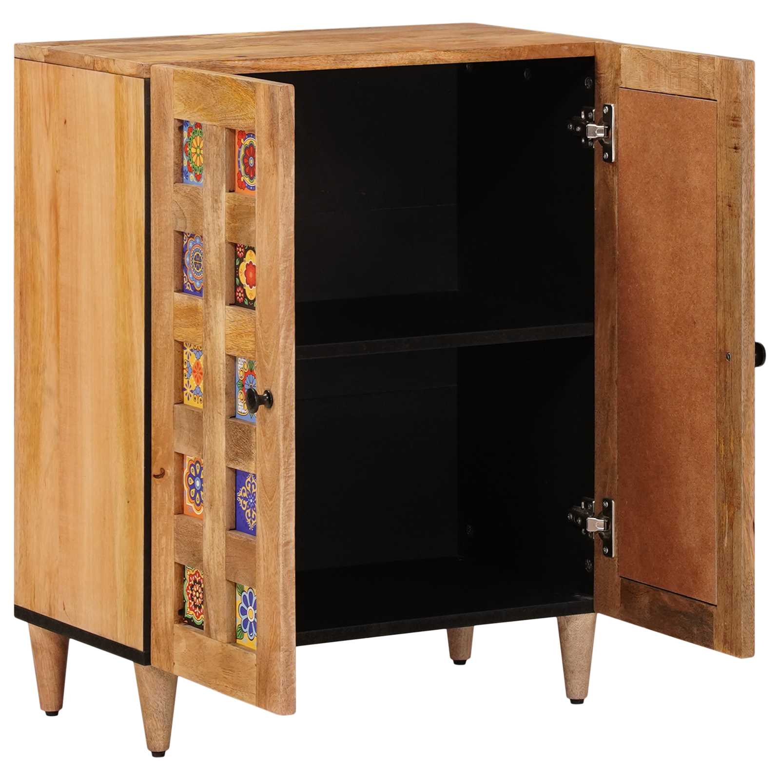 vidaXL Bufet Naturalny 60 x 33 x 75 cm Drewno z mango