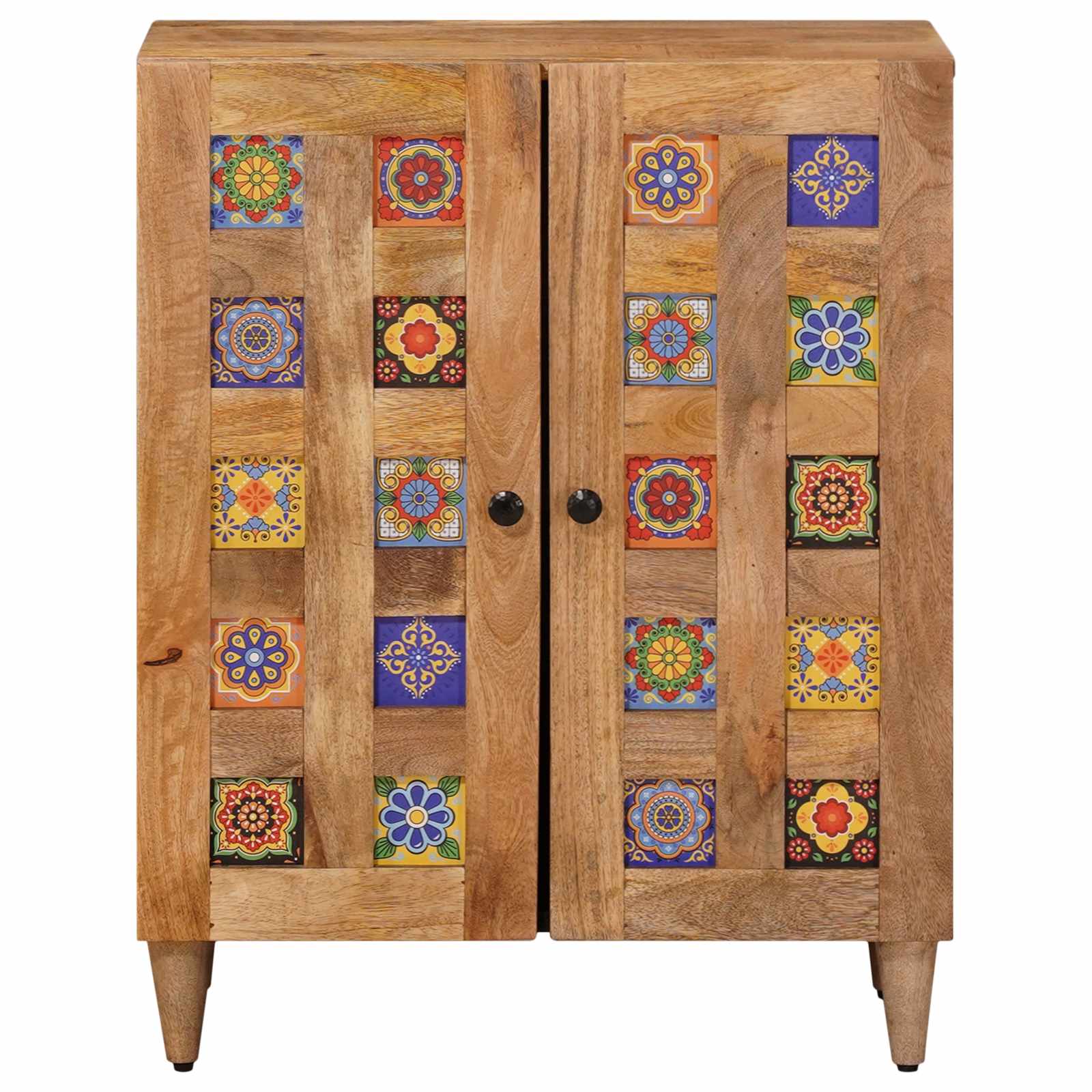 vidaXL Bufet Naturalny 60 x 33 x 75 cm Drewno z mango