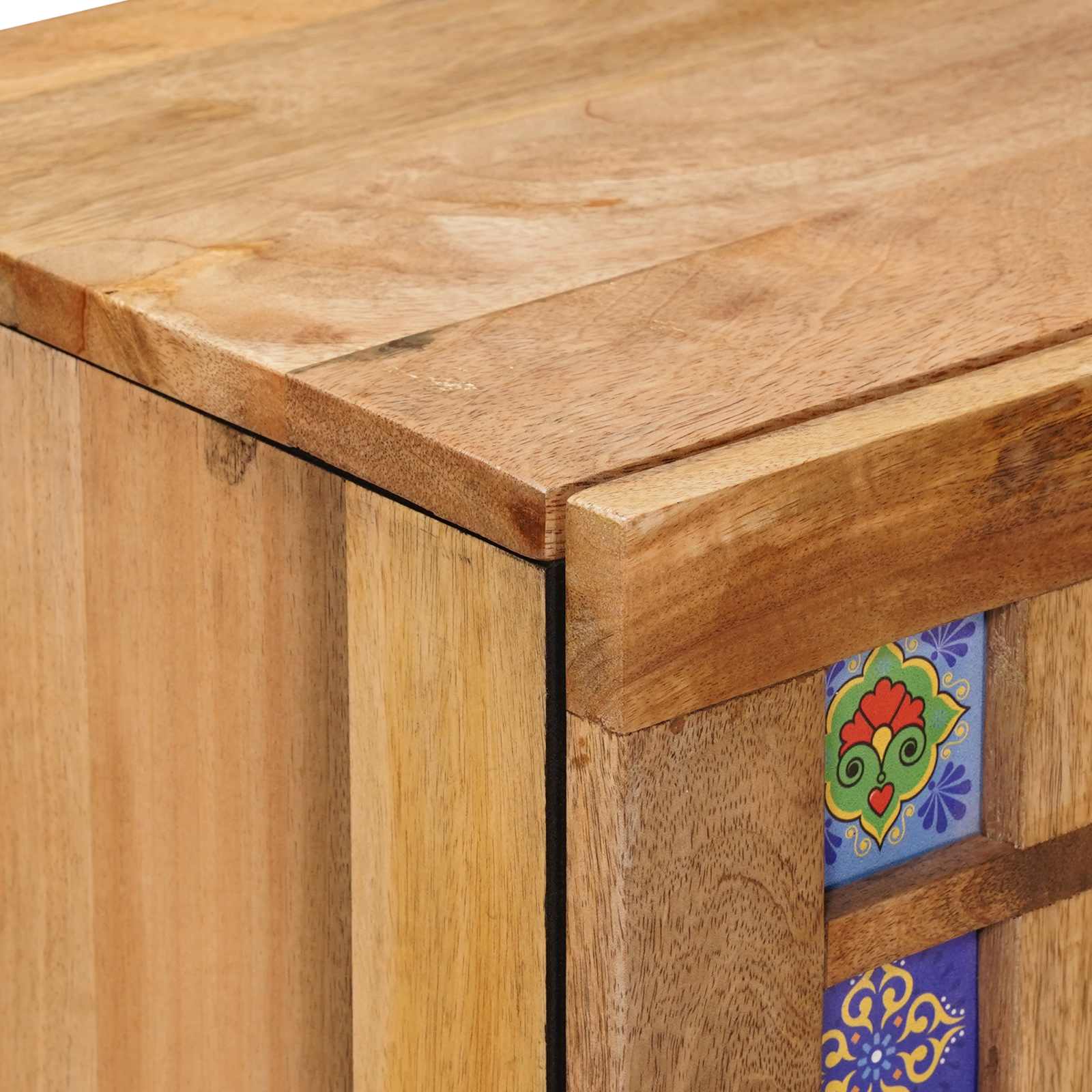 vidaXL Bufet Naturalny 60 x 33 x 75 cm Drewno z mango