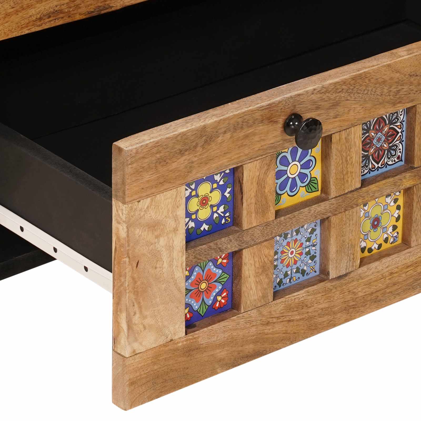 vidaXL Bufet Naturalny 60 x 33 x 75 cm Drewno z mango