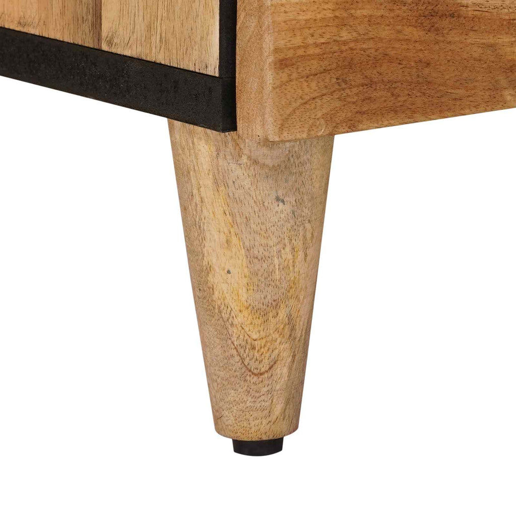 vidaXL Bufet Naturalny 60 x 33 x 75 cm Drewno z mango