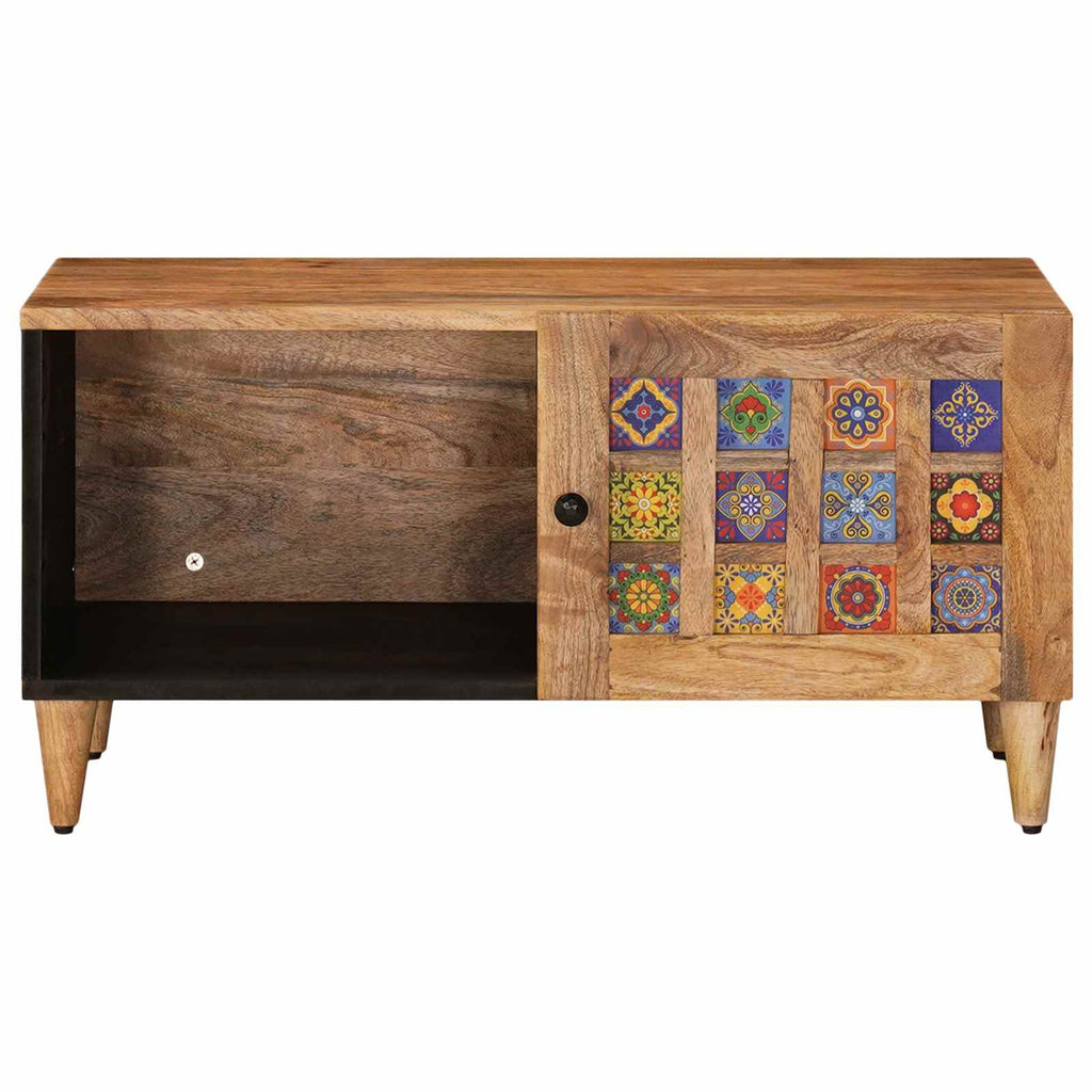 vidaXL Stolik kawowy Naturalny 80 x 50 x 40 cm Drewno z mango