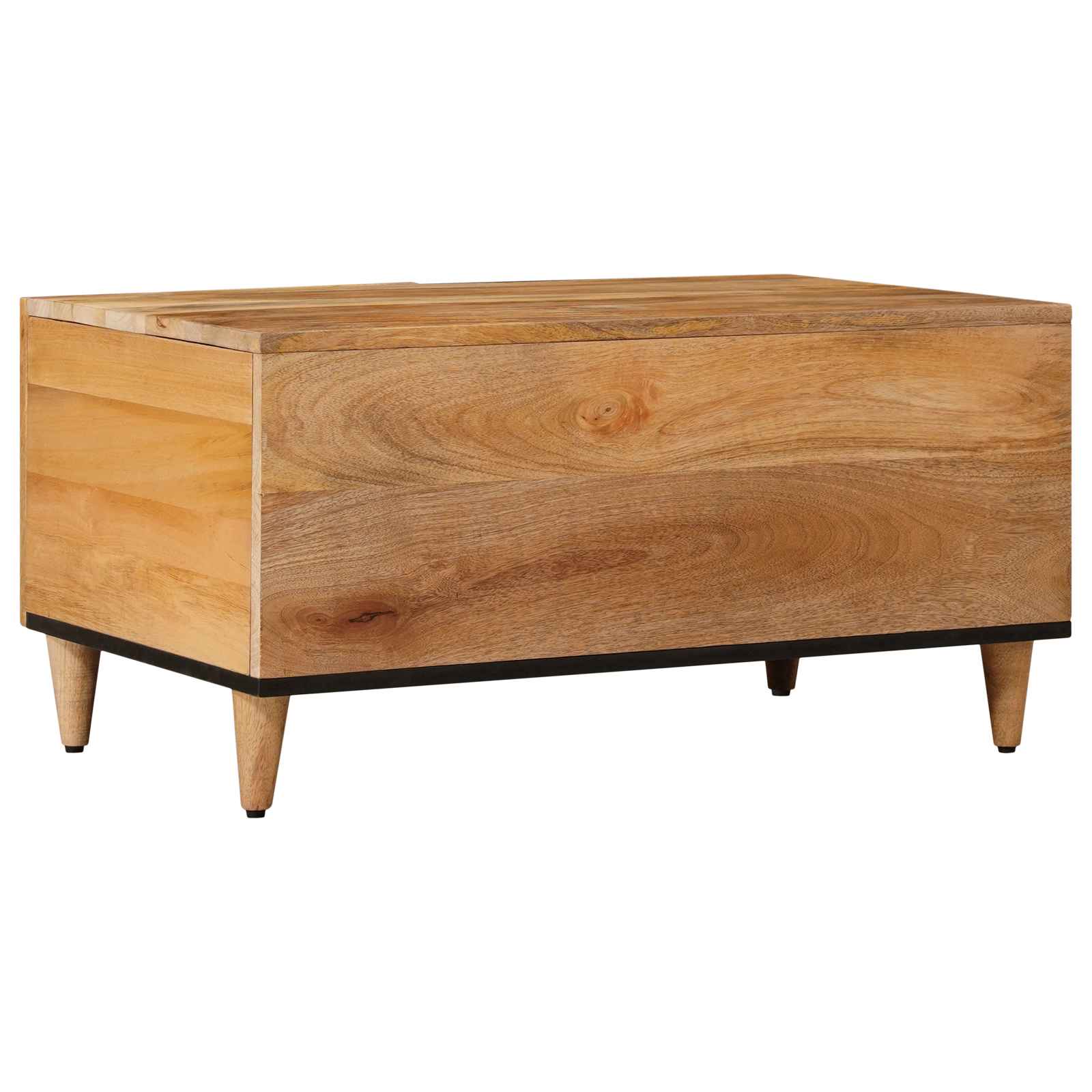 vidaXL Stolik kawowy Naturalny 80 x 50 x 40 cm Drewno z mango