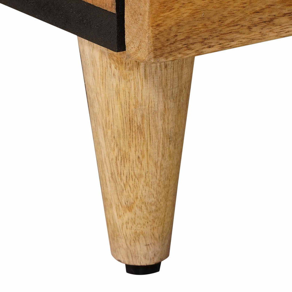 vidaXL Szafka Nocna 2 pcs Naturalny 40 x 33 x 46 cm Drewno z mango