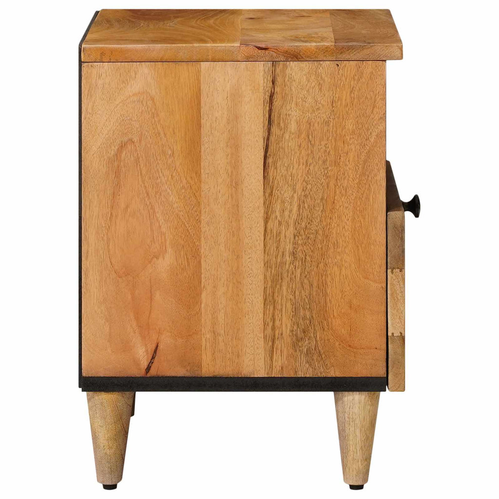vidaXL Szafka Nocna 2 pcs Naturalny 40 x 33 x 46 cm Drewno z mango