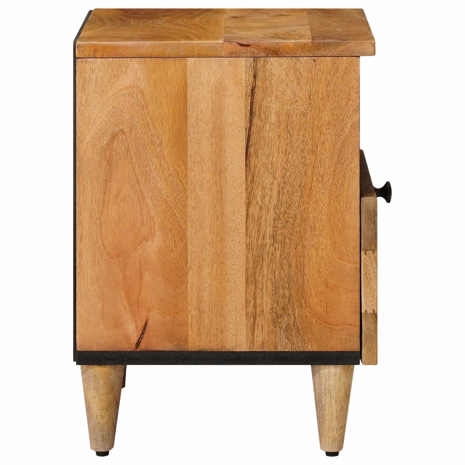 vidaXL Szafka Nocna 2 pcs Naturalny 40 x 33 x 46 cm Drewno z mango