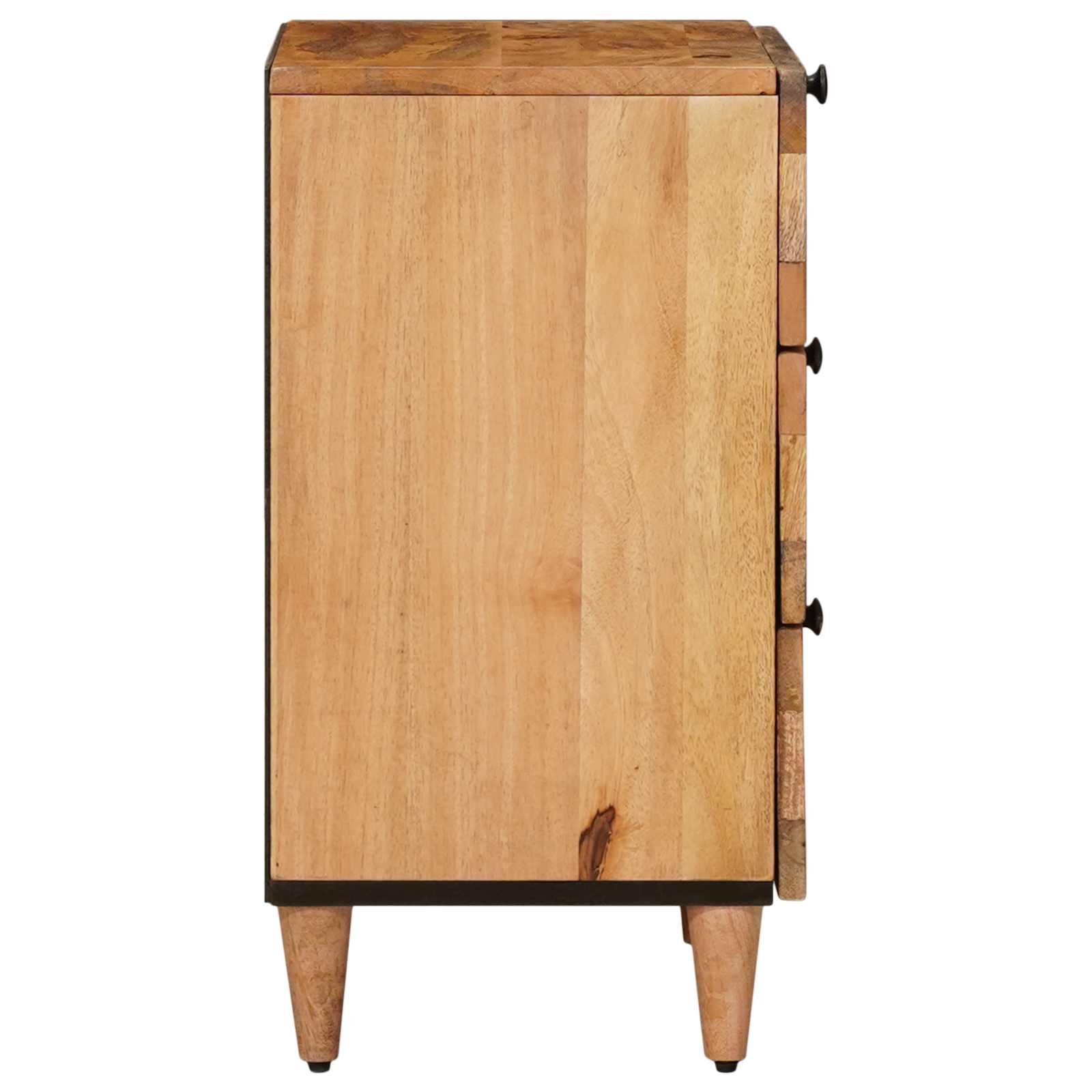 vidaXL Szafka Nocna Naturalny 50 x 33 x 62 cm Drewno z mango