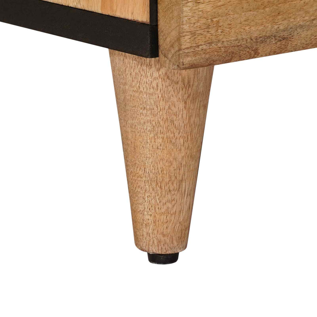 vidaXL Szafka Nocna Naturalny 50 x 33 x 62 cm Drewno z mango