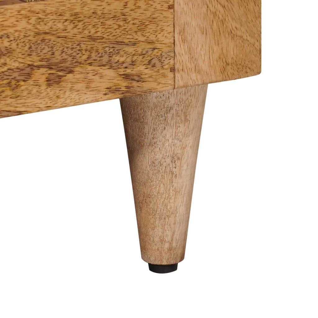 vidaXL Szafka Nocna Naturalny 50 x 33 x 60 cm Drewno z mango