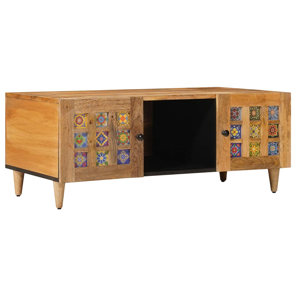vidaXL Stolik kawowy Naturalny 100 x 54 x 40 cm Drewno z mango