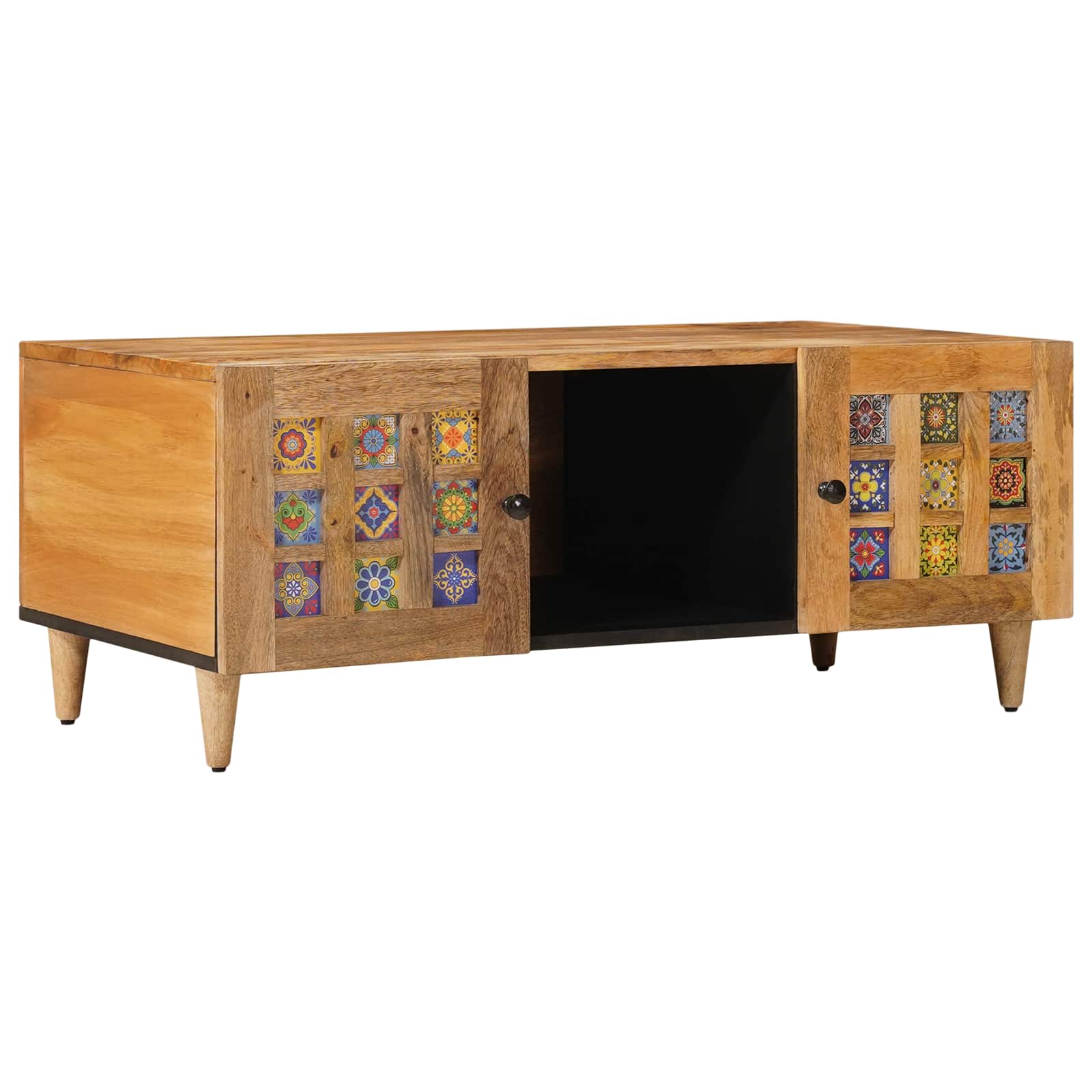 vidaXL Stolik kawowy Naturalny 100 x 54 x 40 cm Drewno z mango