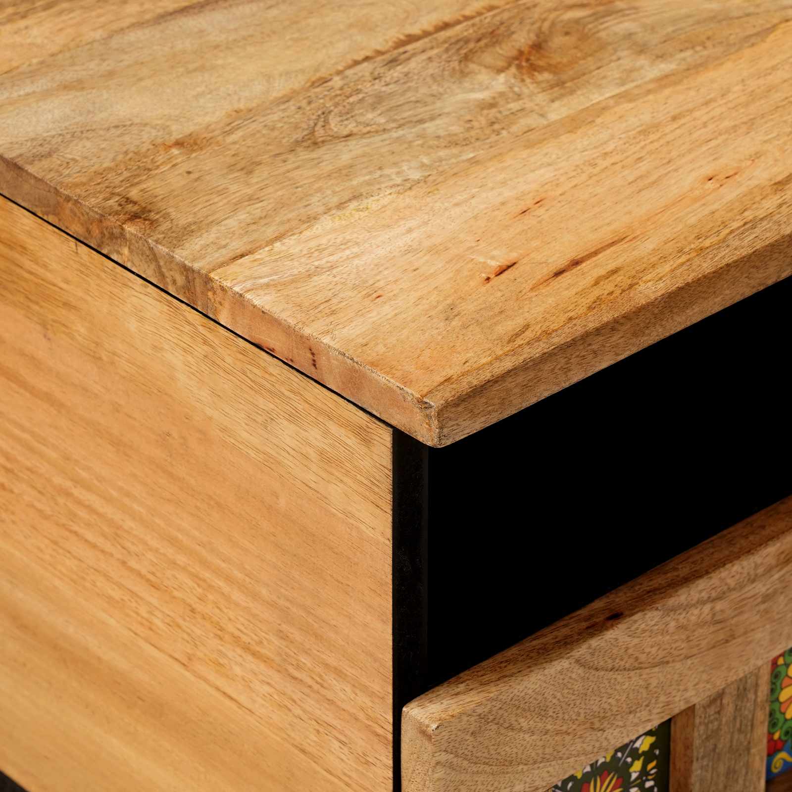 vidaXL Stolik kawowy Naturalny 80 x 54 x 40 cm Drewno z mango