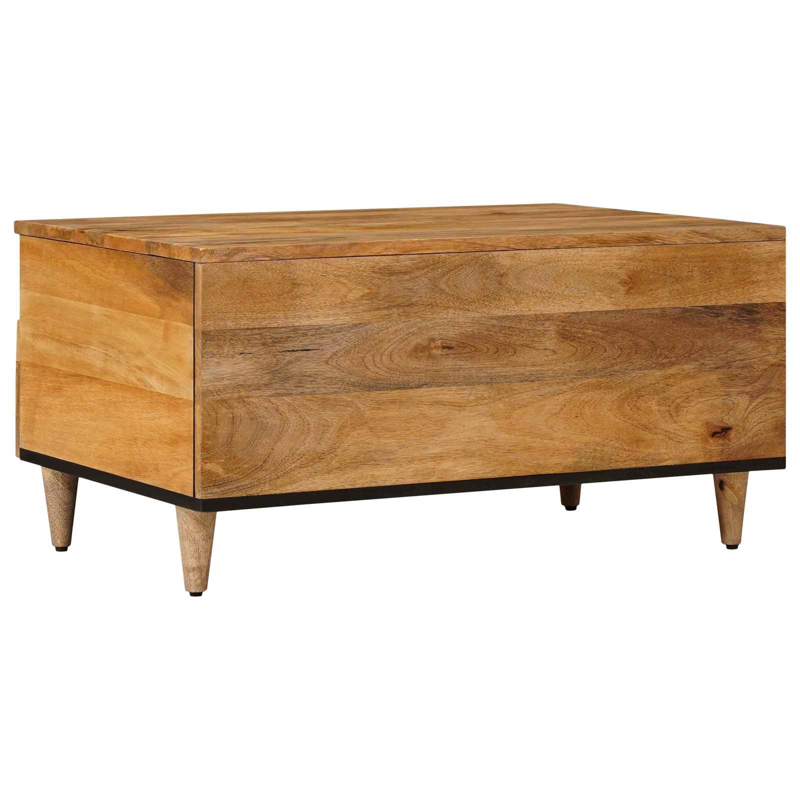 vidaXL Stolik kawowy Naturalny 80 x 54 x 40 cm Drewno z mango
