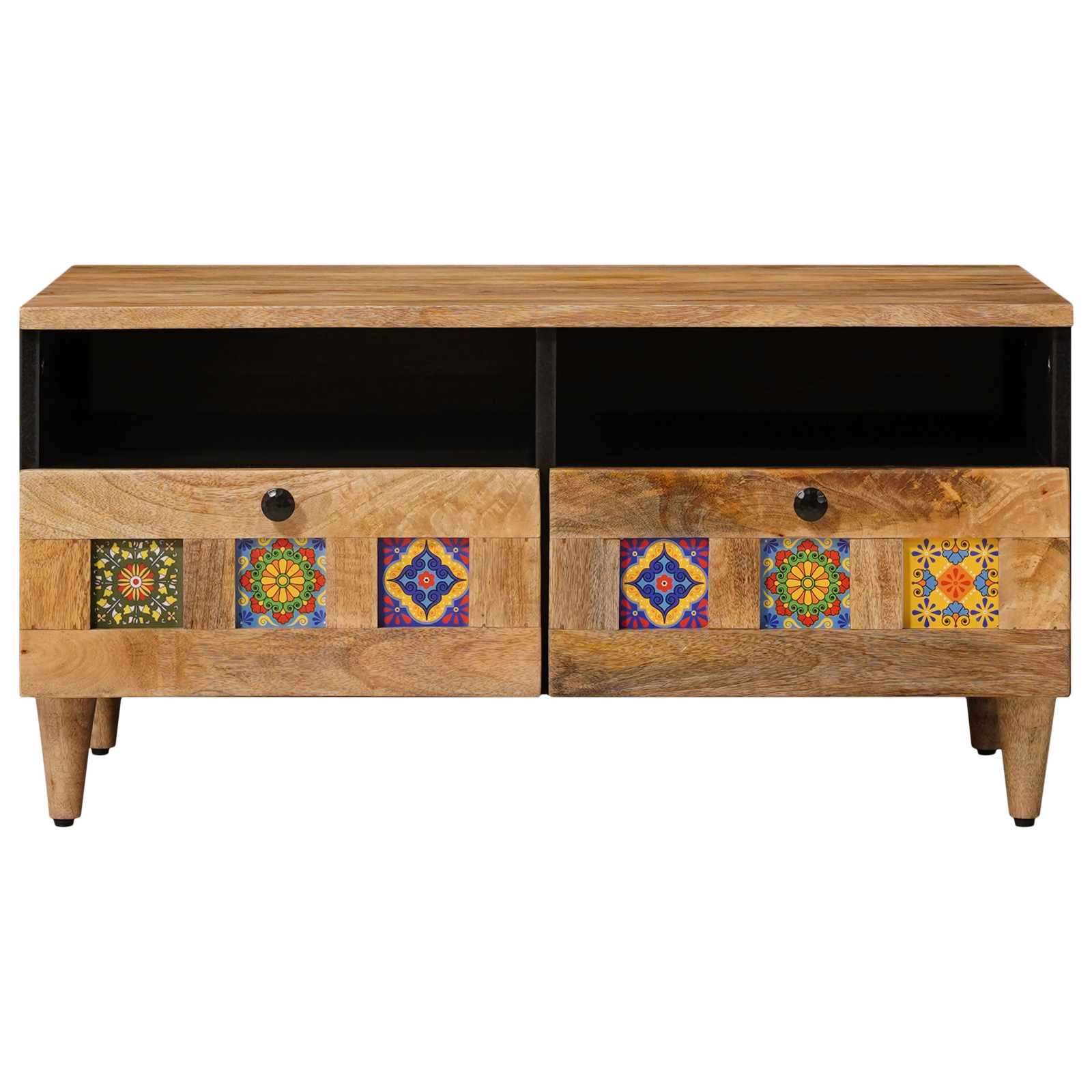 vidaXL Stolik kawowy Naturalny 80 x 54 x 40 cm Drewno z mango