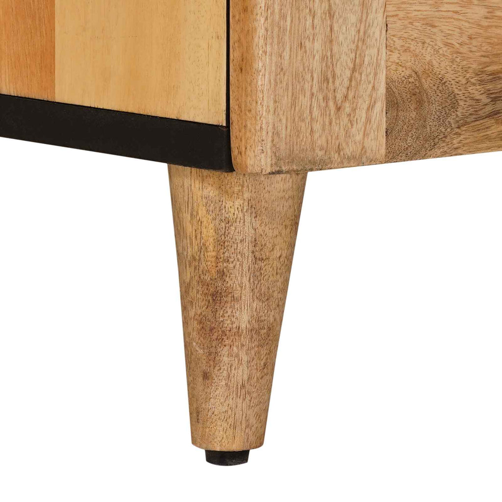 vidaXL Szafka pod telewizor z szufladą Naturalny 105 x 33,5 x 46 cm
