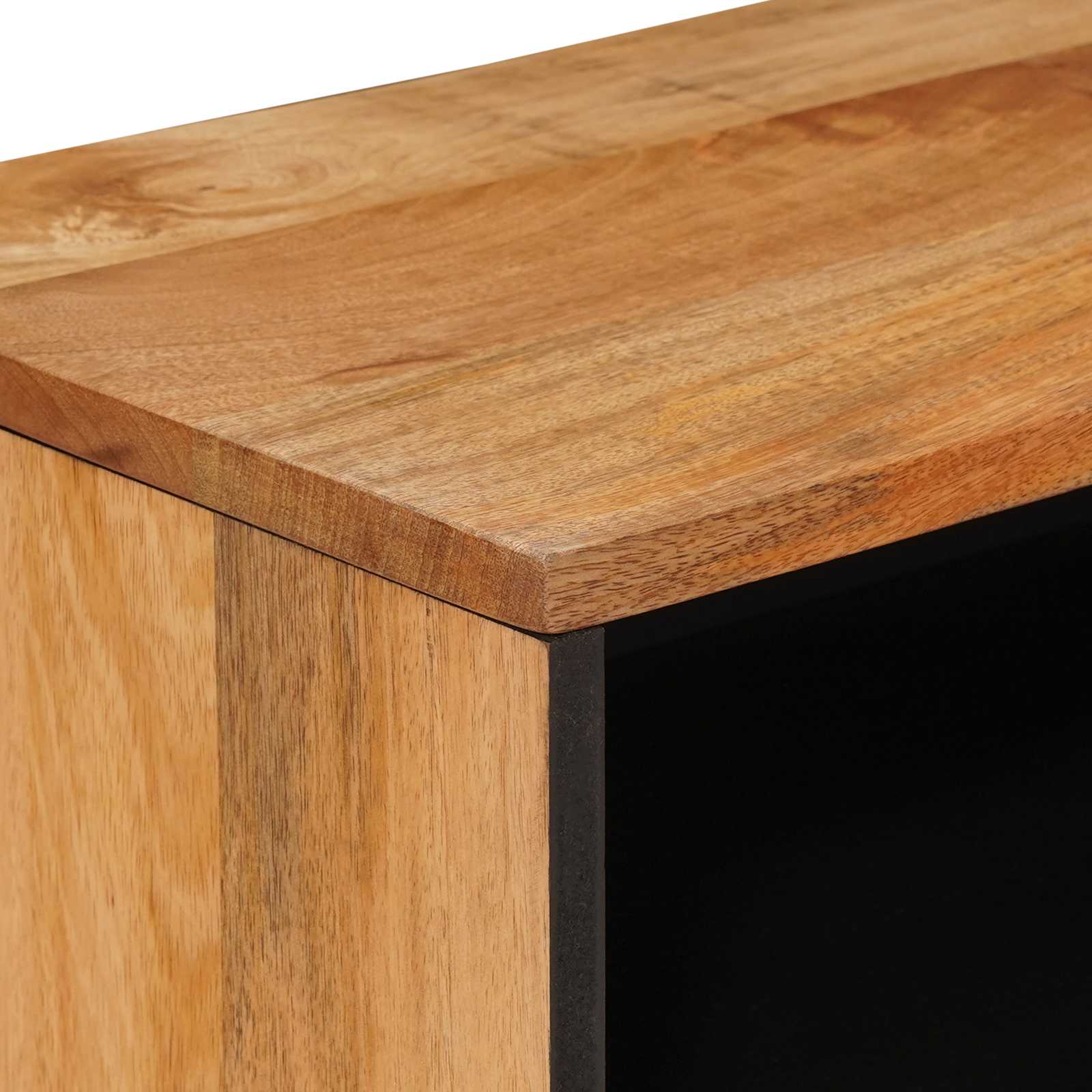 vidaXL Szafka pod telewizor Naturalny 80 x 33 x 46 cm Drewno z mango