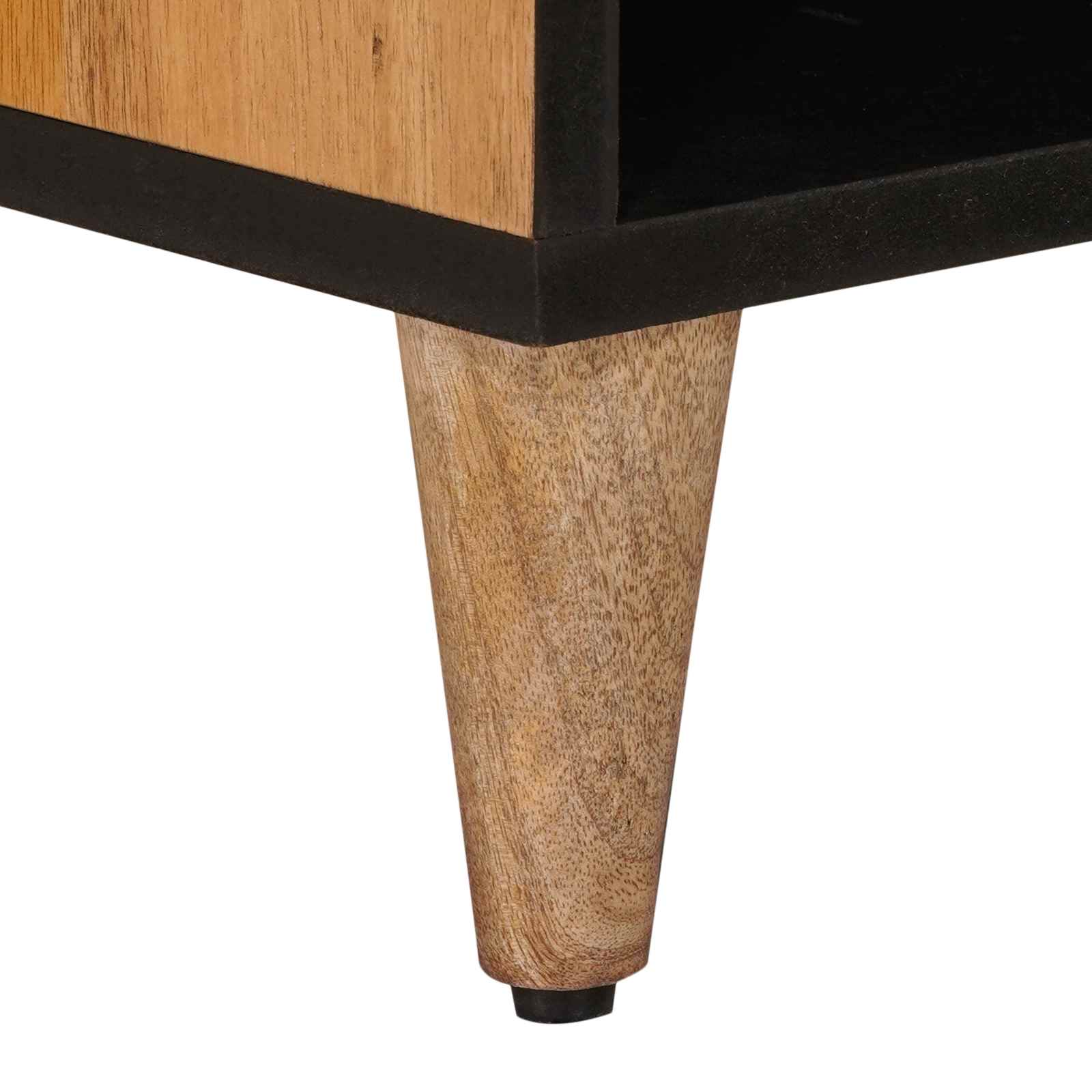 vidaXL Szafka pod telewizor Naturalny 80 x 33 x 46 cm Drewno z mango