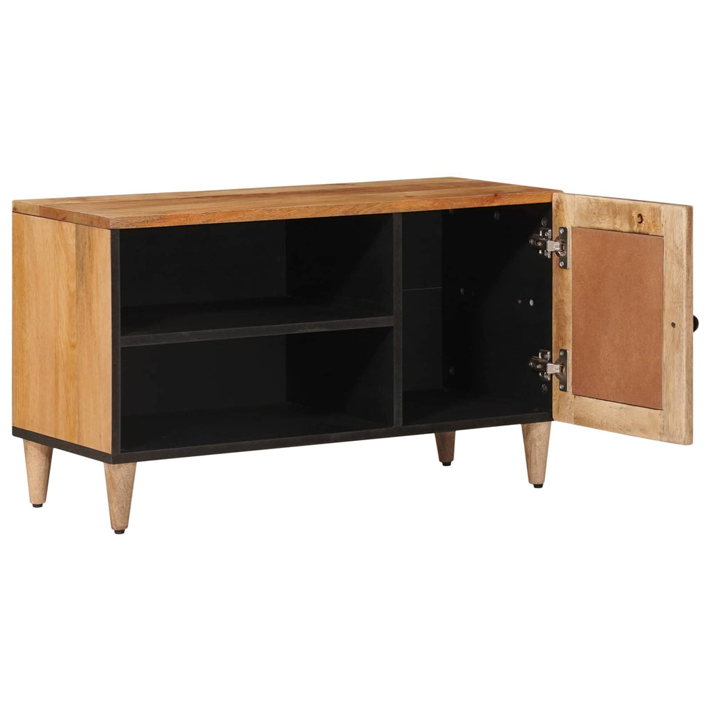 vidaXL Szafka pod telewizor Naturalny 80 x 33 x 46 cm Drewno z mango