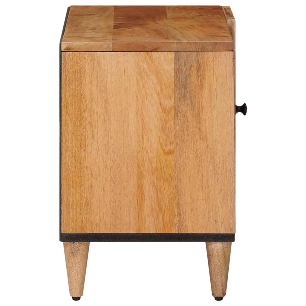 vidaXL Szafka pod telewizor Naturalny 80 x 33 x 46 cm Drewno z mango