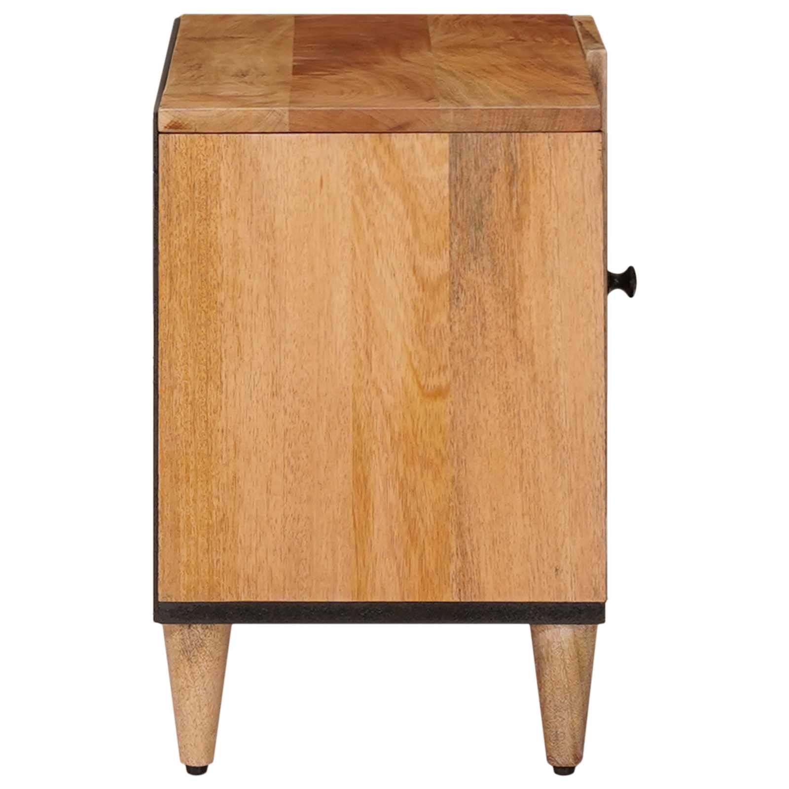 vidaXL Szafka pod telewizor Naturalny 80 x 33 x 46 cm Drewno z mango