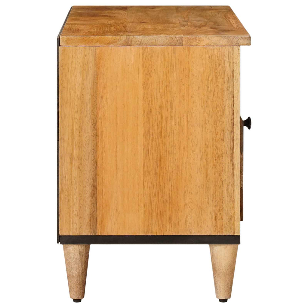 vidaXL Szafka pod telewizor Naturalny 100 x 33 x 46 cm Drewno z mango