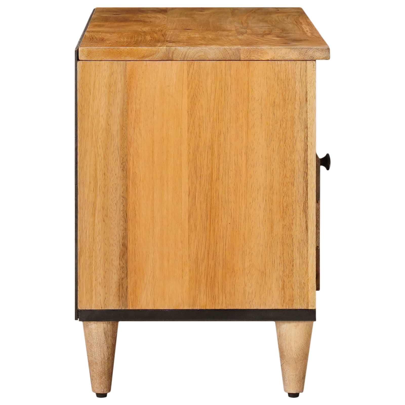 vidaXL Szafka pod telewizor Naturalny 100 x 33 x 46 cm Drewno z mango