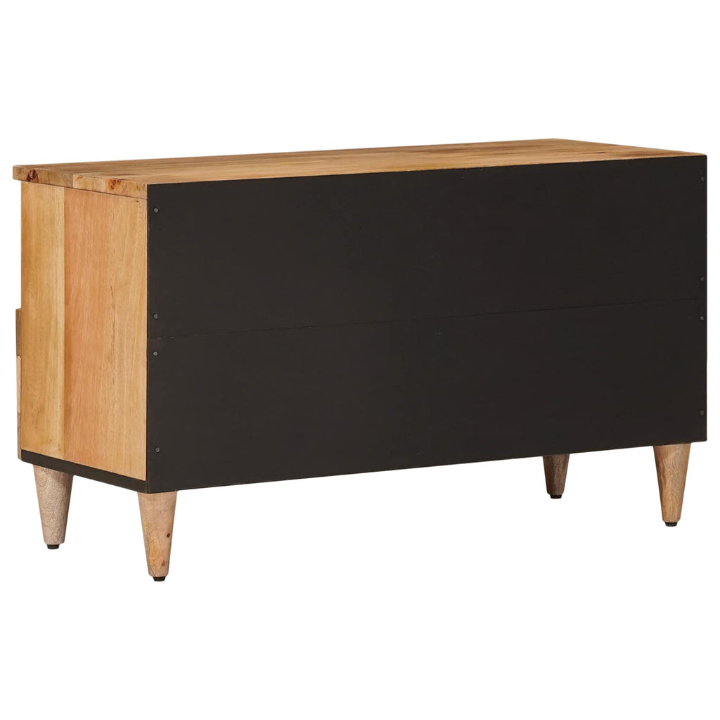 vidaXL Szafka pod telewizor Naturalny 80 x 33 x 46 cm Drewno z mango