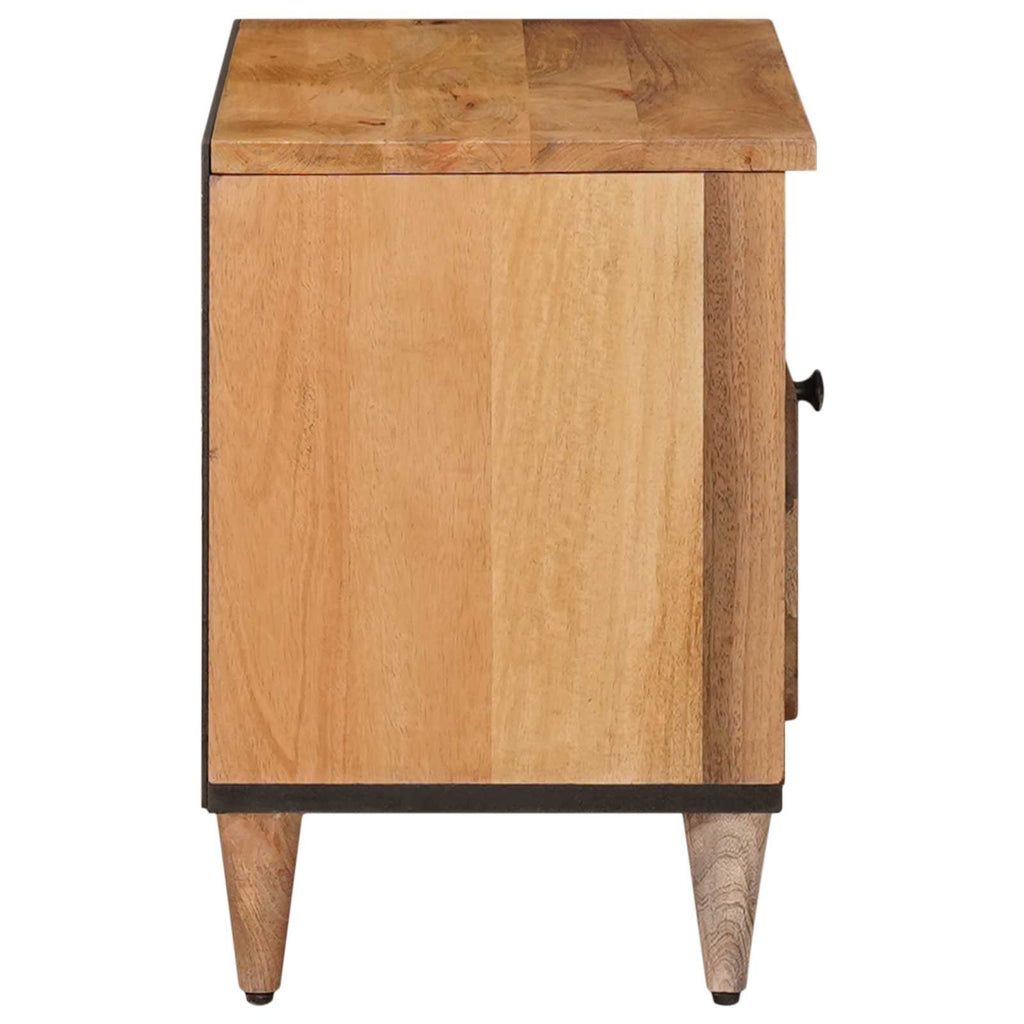 vidaXL Szafka pod telewizor Naturalny 80 x 33 x 46 cm Drewno z mango