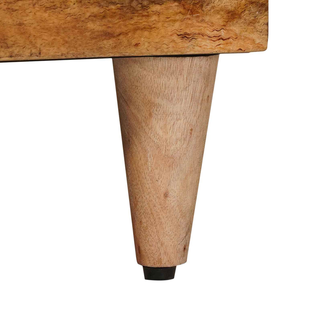 vidaXL Szafka pod telewizor Naturalny 100 x 33 x 46 cm Drewno z mango