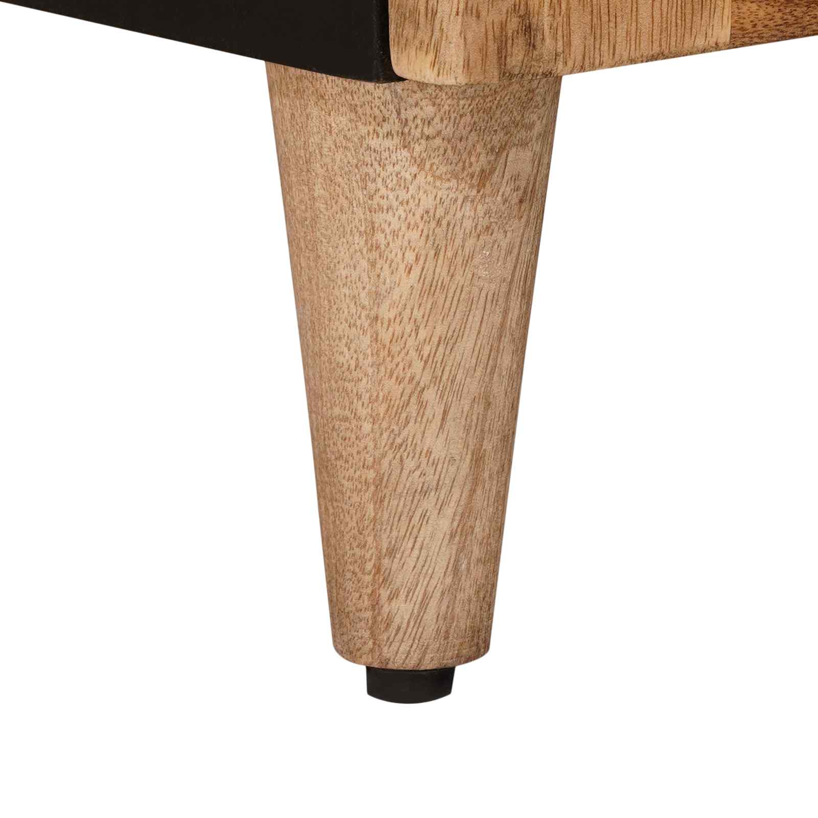 vidaXL Szafka pod umywalkę Naturalny 62 x 33 x 58 cm Drewno z mango