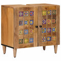 vidaXL Szafka pod umywalkę Naturalny 62 x 33 x 58 cm Drewno z mango
