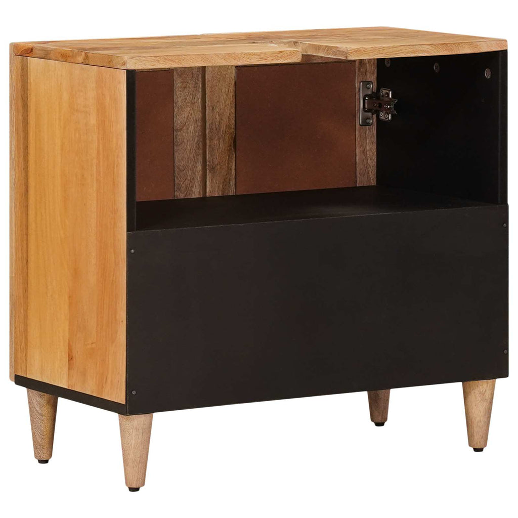 vidaXL Szafka pod umywalkę Naturalny 62 x 33 x 58 cm Drewno z mango