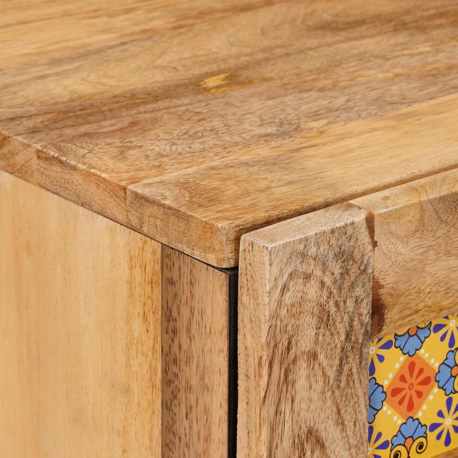 vidaXL Szafka Łazienkowa Naturalny 38 x 33 x 58 cm Drewno z mango