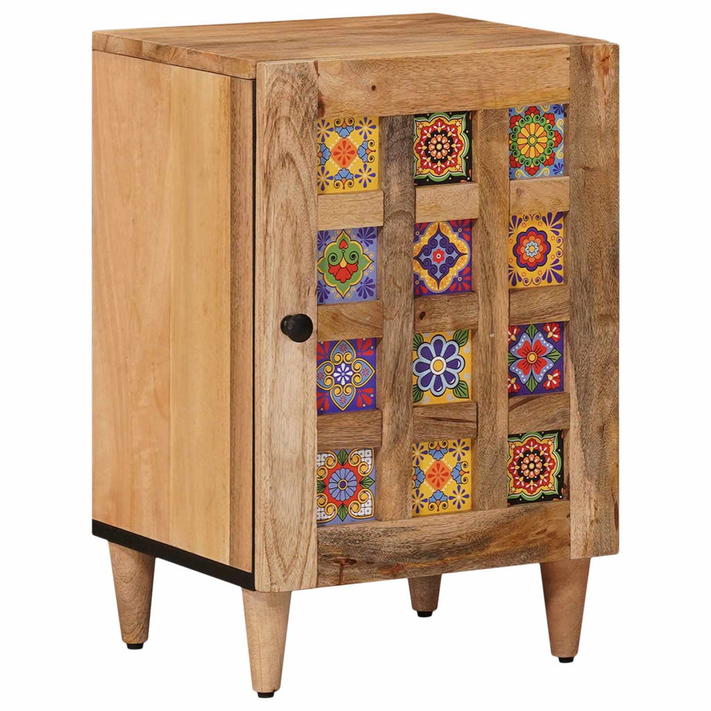 vidaXL Szafka Łazienkowa Naturalny 38 x 33 x 58 cm Drewno z mango