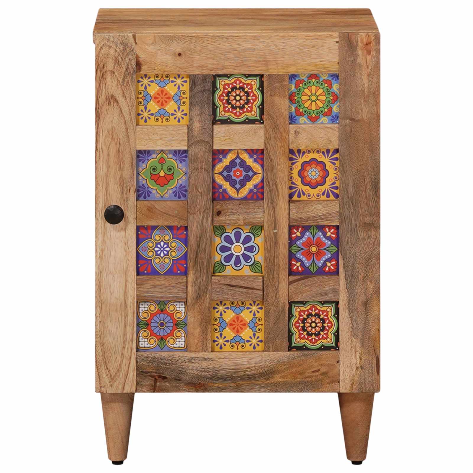 vidaXL Szafka Łazienkowa Naturalny 38 x 33 x 58 cm Drewno z mango