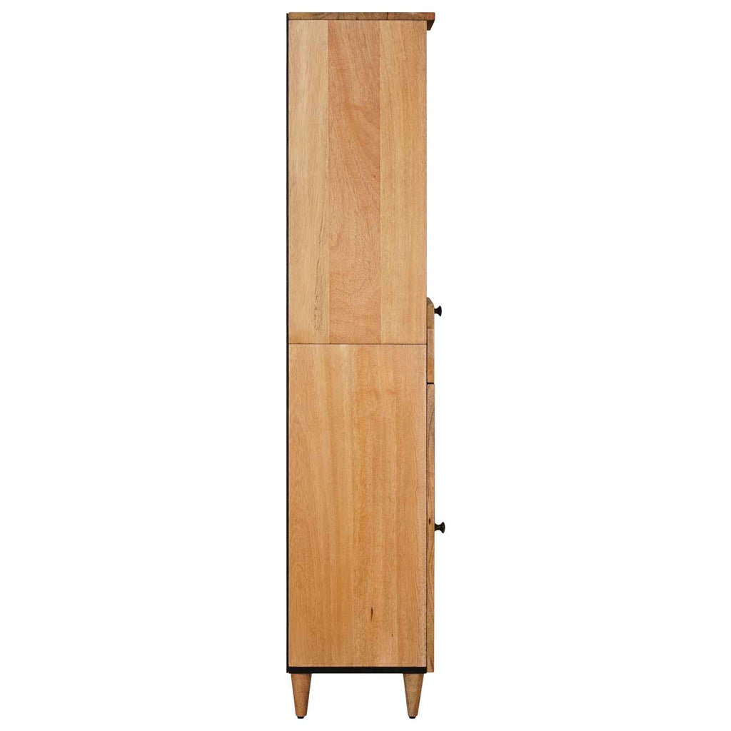 vidaXL Szafka Łazienkowa Naturalny 38 x 33 x 160 cm Drewno z mango