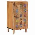 vidaXL Bufet z drzwiami Naturalny 40 x 33 x 75 cm Drewno z mango