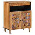 vidaXL Bufet z drzwiami Naturalny 60 x 33,5 x 75 cm Drewno z mango