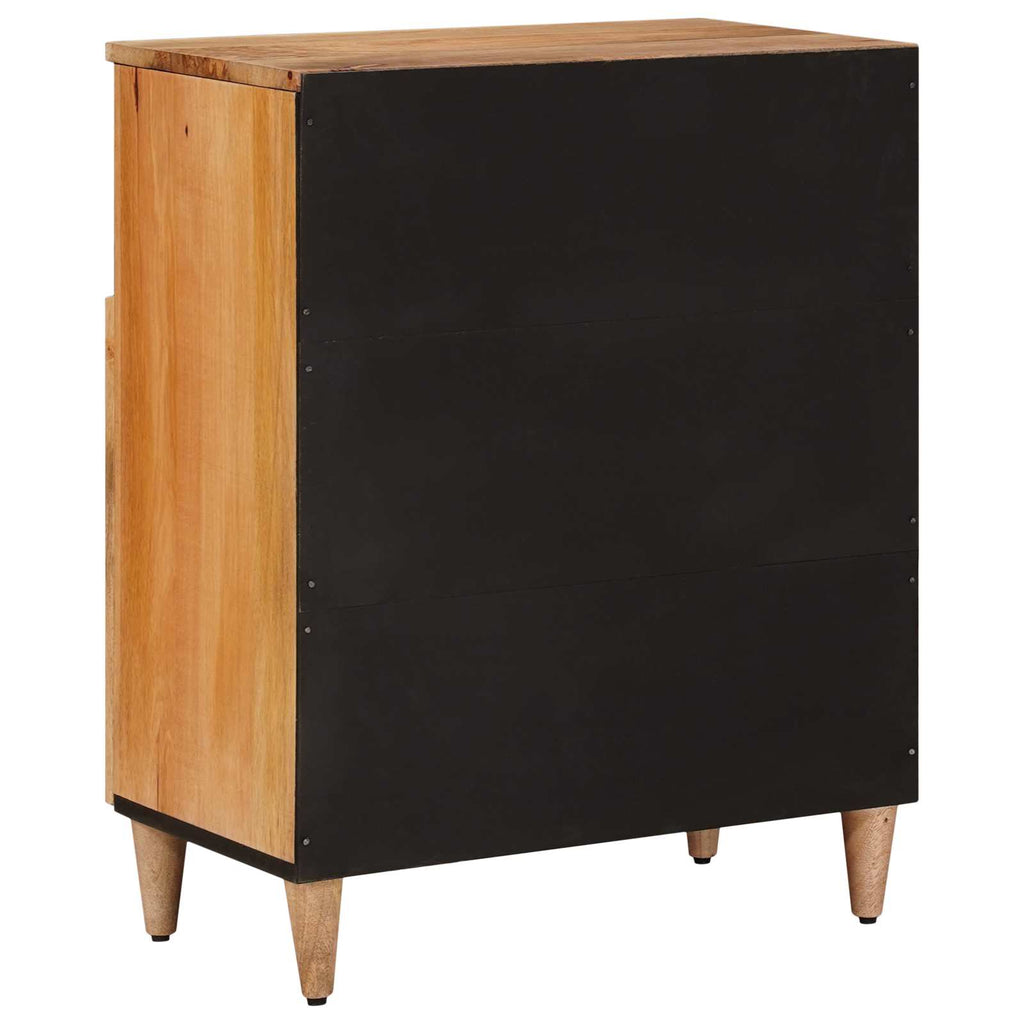 vidaXL Bufet z drzwiami Naturalny 60 x 33,5 x 75 cm Drewno z mango