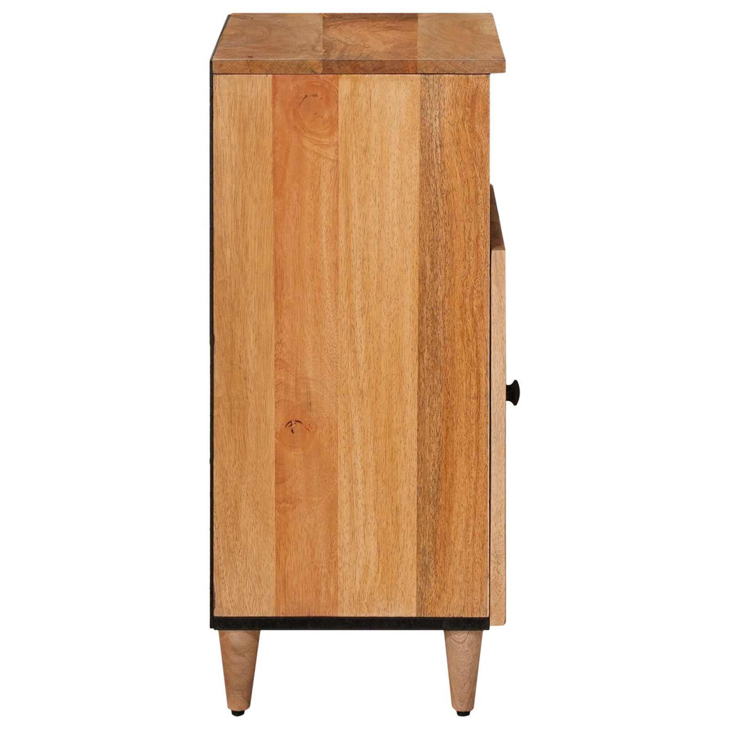 vidaXL Bufet z drzwiami Naturalny 60 x 33,5 x 75 cm Drewno z mango