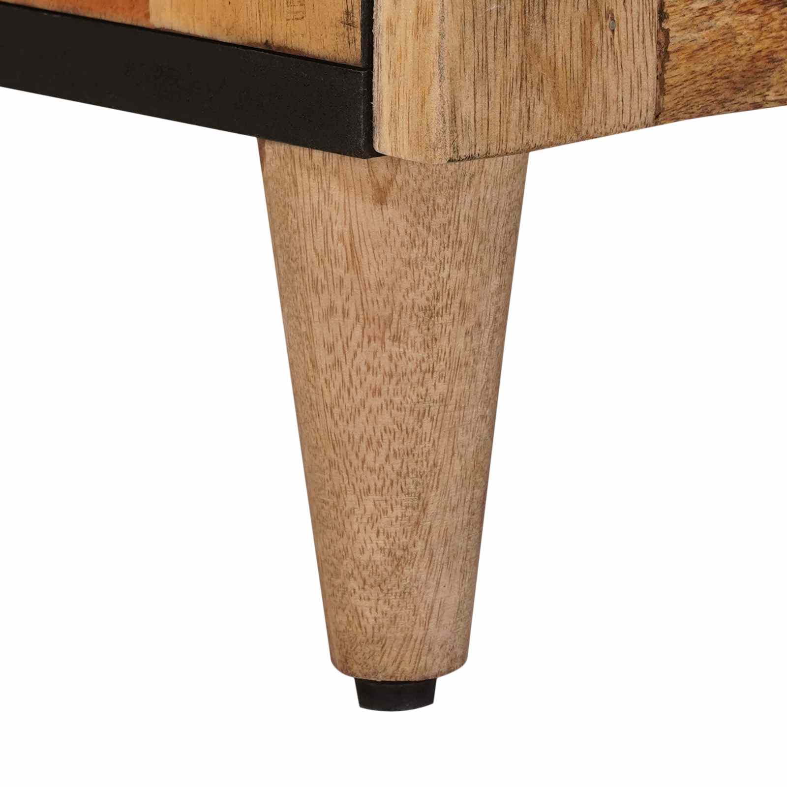 vidaXL Bufet z drzwiami Naturalny 60 x 33 x 75 cm Drewno z mango