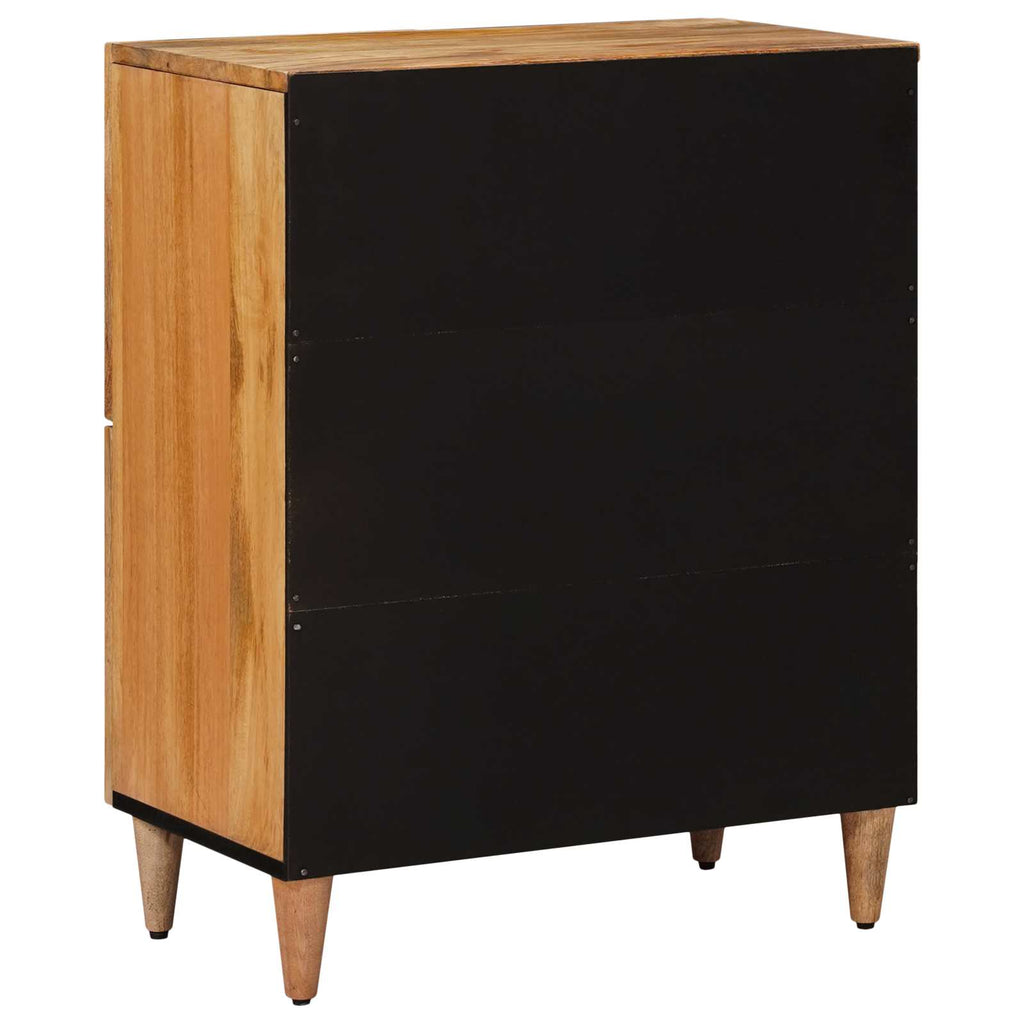 vidaXL Bufet z drzwiami Naturalny 60 x 33 x 75 cm Drewno z mango