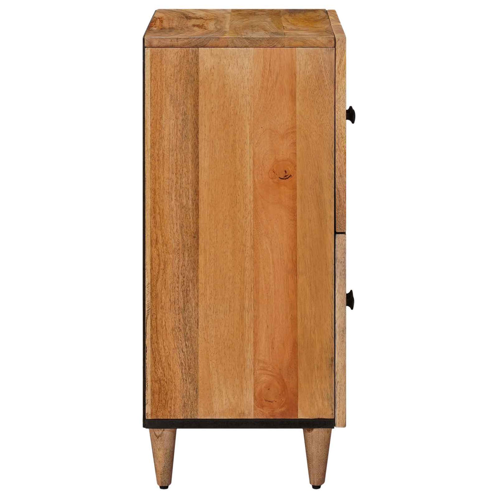 vidaXL Bufet z drzwiami Naturalny 60 x 33 x 75 cm Drewno z mango