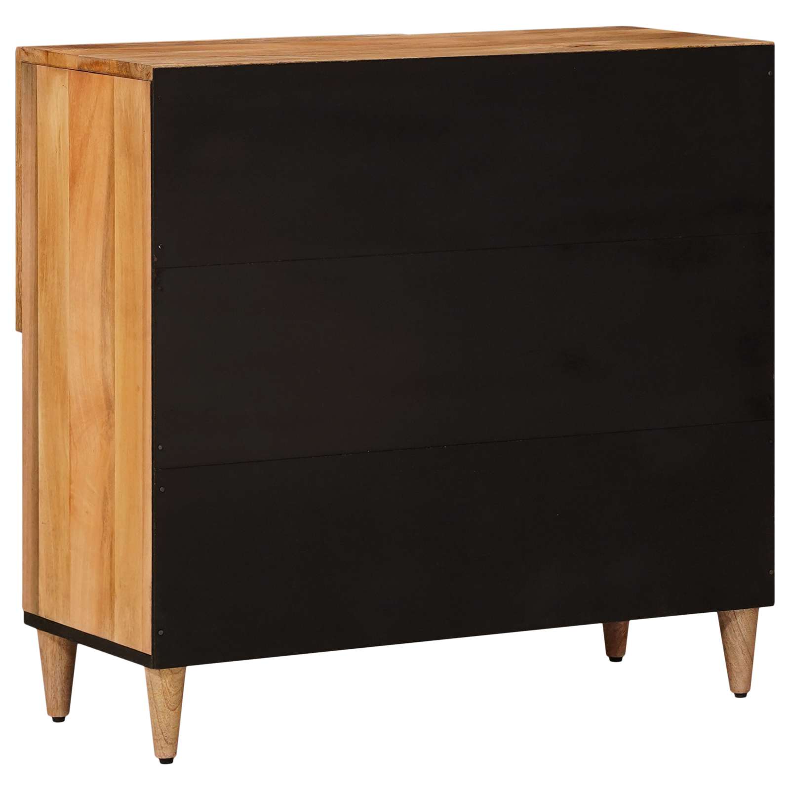 vidaXL Bufet z drzwiami Naturalny 80 x 33 x 75 cm Drewno z mango