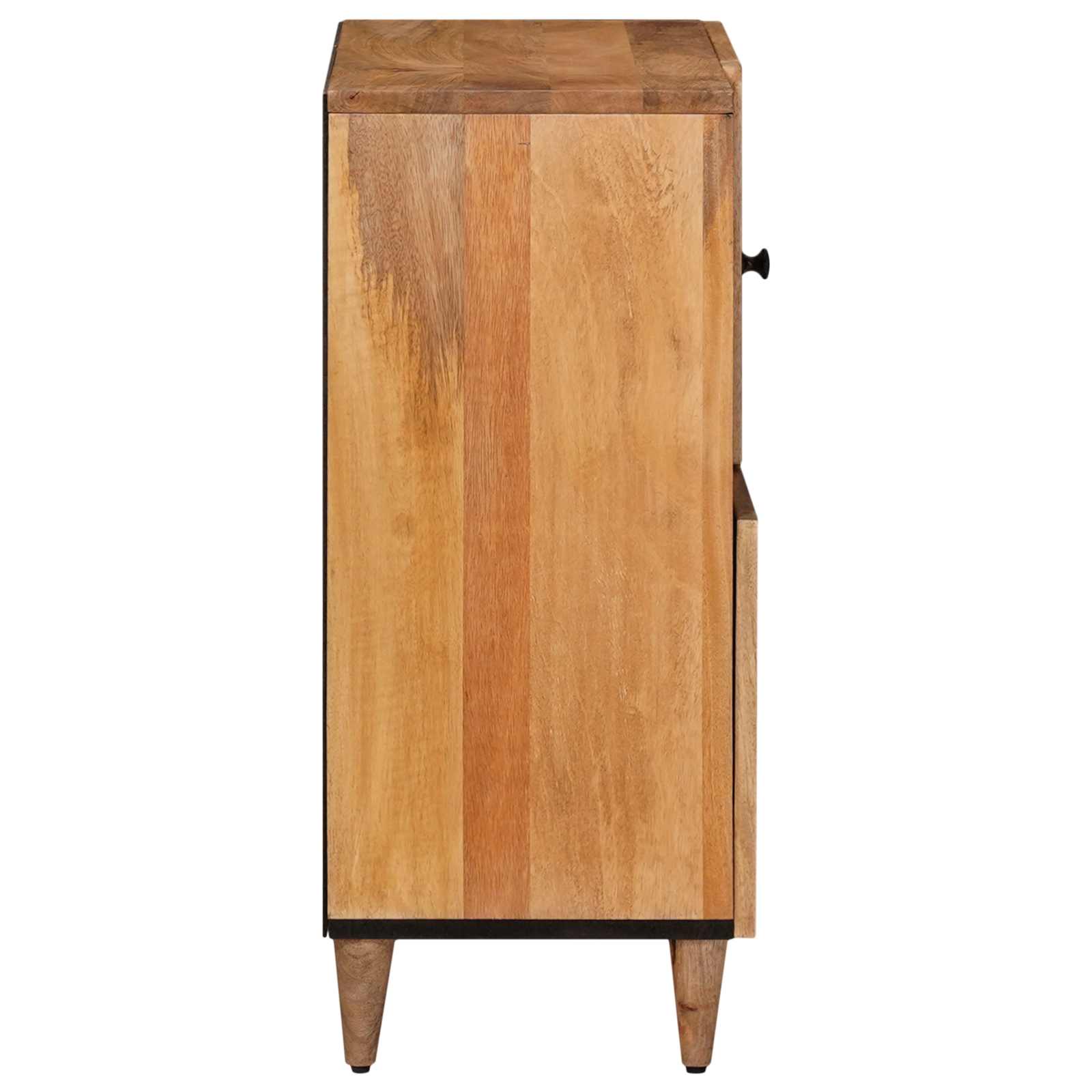 vidaXL Bufet z drzwiami Naturalny 80 x 33 x 75 cm Drewno z mango